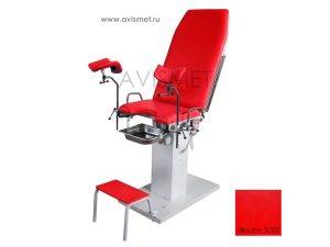 Изображение Кресло гинекологическое КГ 03 с электроприводом цвет красный № 3022