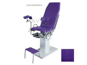 Изображение Кресло гинекологическое КГ 03 с электроприводом цвет фиолетовый № 5161