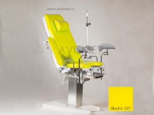 Изображение Кресло гинекологическое КГ 03 с 3 (тремя) электроприводами цвет желтый № 1123