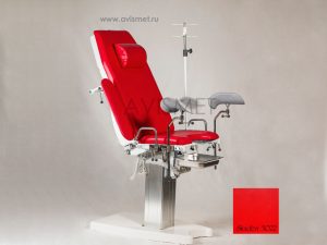 Изображение Кресло гинекологическое КГ 03 с 3 (тремя) электроприводами цвет красный № 3022