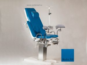 Изображение Кресло гинекологическое КГ 03 с 3 (тремя) электроприводами цвет синий № 5118