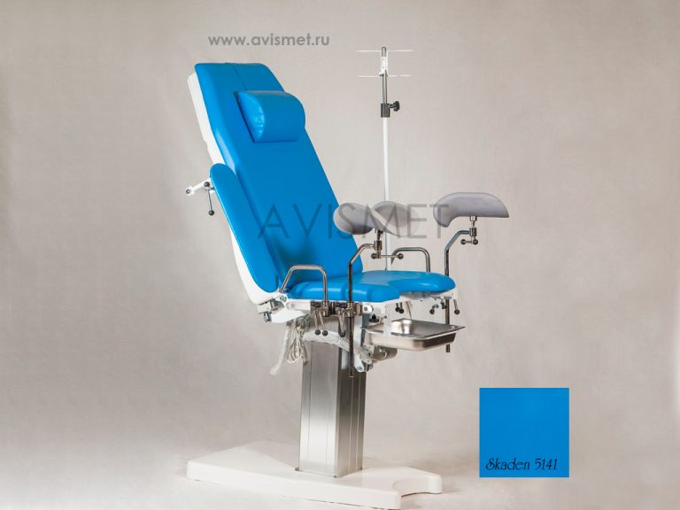 Изображение Кресло гинекологическое КГ 03 с 3 (тремя) электроприводами цвет синий № 5141