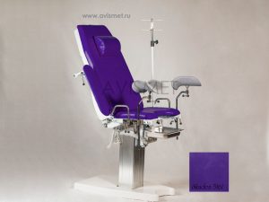 Изображение Кресло гинекологическое КГ 03 с 3 (тремя) электроприводами цвет фиолетовый № 5161