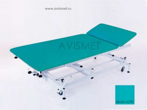Изображение Массажный стол на гидроприводе КСМ-042г стационарный цвет бирюзовый № 6099
