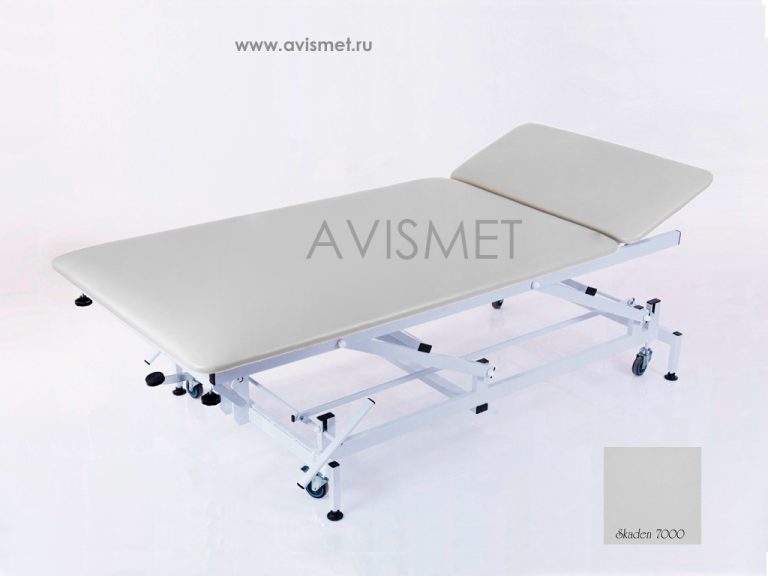 Изображение Массажный стол на гидроприводе КСМ-042г стационарный цвет серый № 7000