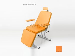 Изображение Кресло К-02-ЭЭГ для Электроэнцефалограммы медицинское цвет оранжевый № 1017