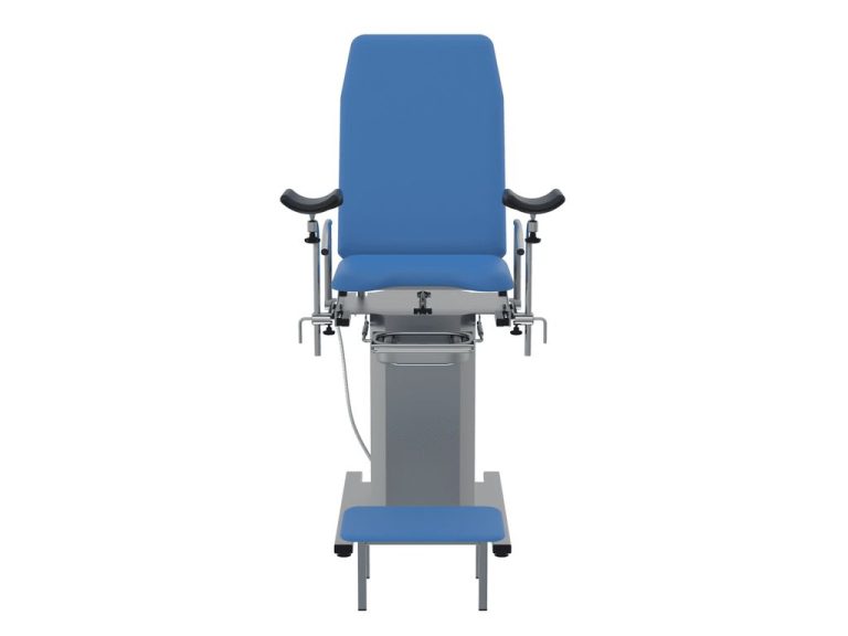 Изображение Кресло гинекологическое КГ-06.П1, цвет — синий, корпус — серый