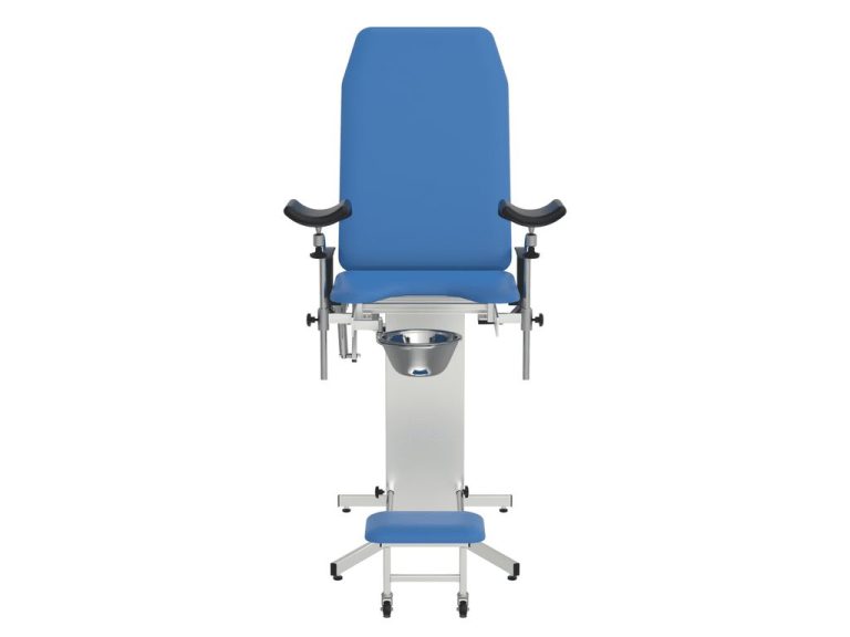 Изображение Кресло гинекологическое-урологическое КГУ-05.02, цвет — синий, корпус — белый