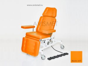 Изображение Кресло медицинское К-044-э -3 три привода цвет оранжевый № 1017