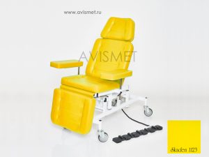 Изображение Кресло медицинское К-044-э -3 три привода цвет желтый № 1123