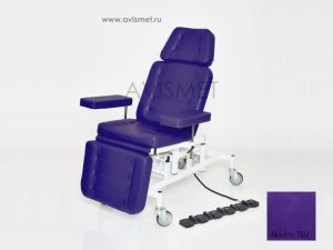 Изображение Кресло медицинское К-044-э -3 три привода цвет фиолетовый № 5161