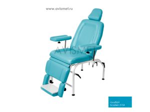 Изображение Кресла Лор кресло пациента МК-041лр-ПЛ-2 цвет голубой № 5154