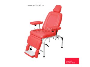 Изображение Кресла Лор кресло пациента МК-041лр-ПЛ-2 цвет красный № 3022