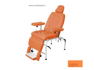 Изображение Кресла Лор кресло пациента МК-041лр-ПЛ-2 цвет оранжевый № 1017
