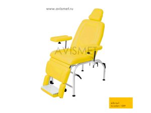 Изображение Кресла Лор кресло пациента МК-041лр-ПЛ-2 цвет желтый № 1089