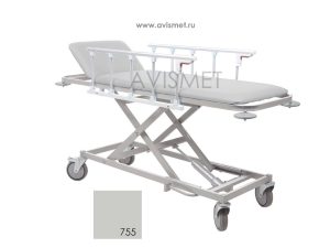 Изображение Тележка МД ТБЛ-01 для перевозки больных с гидроприводом - цвет белый № 755