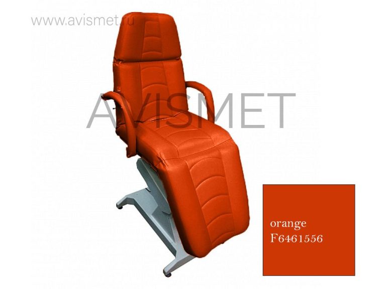 Изображение Косметологическое кресло Ондеви-1 подлокотники дугообразные , цвет - orange