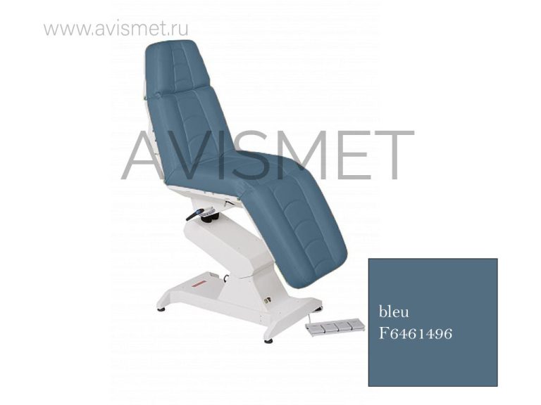 Изображение Косметологическое кресло Ондеви-4 с проводным пультом управления, цвет - bleu