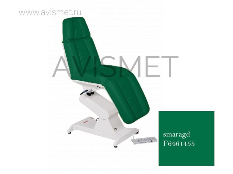 Изображение Косметологическое кресло Ондеви-4 с беспроводным пультом дистанционного управления, цвет - smaragd