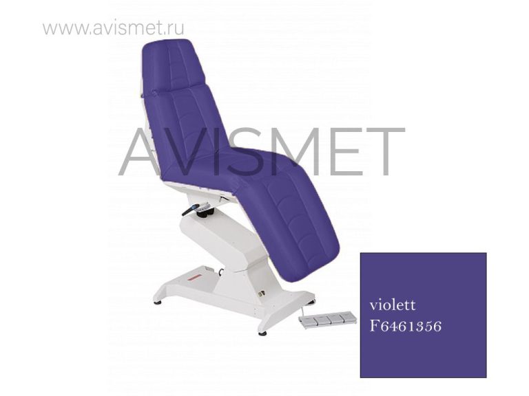 Изображение Косметологическое кресло Ондеви-4 с беспроводным пультом дистанционного управления, цвет - violett