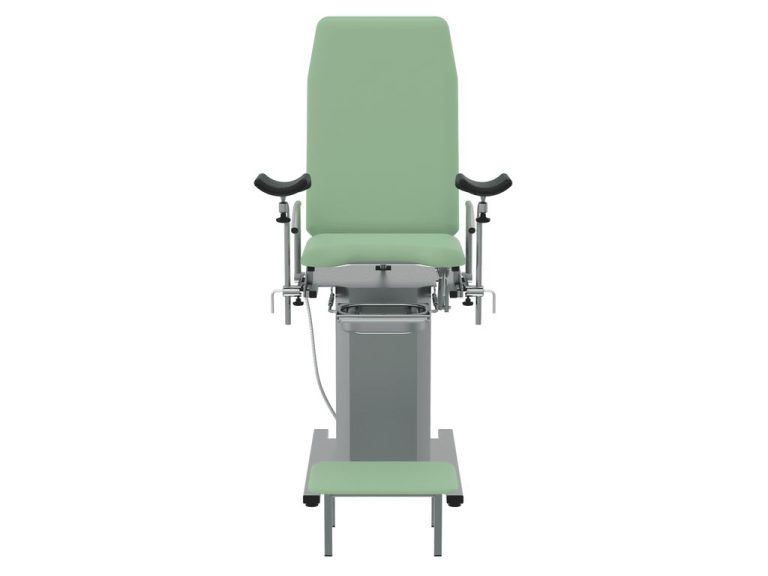 Изображение Кресло гинекологическое КГ-06.П2, цвет — салатовый, корпус — серый