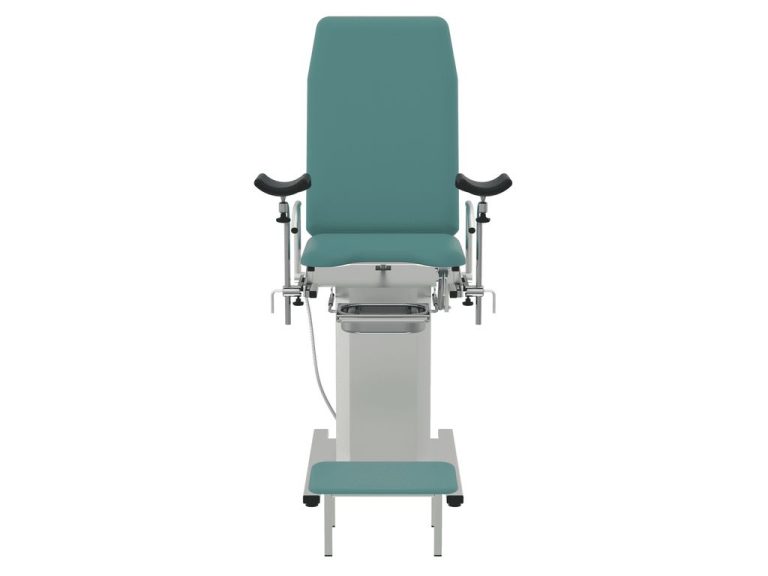 Изображение Кресло гинекологическое КГ-06.П2, цвет — зелёный, корпус — белый
