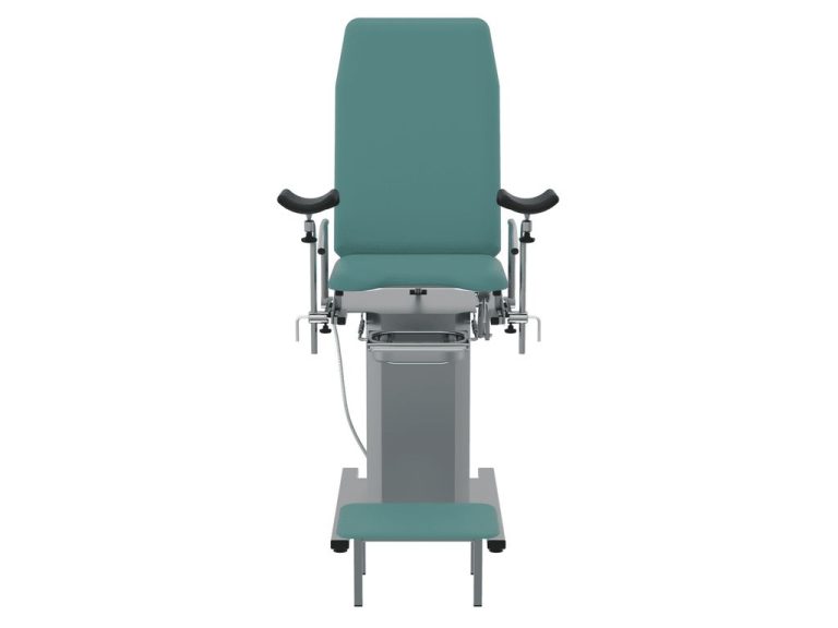 Изображение Кресло гинекологическое КГ-06.П2, цвет — зелёный, корпус — серый