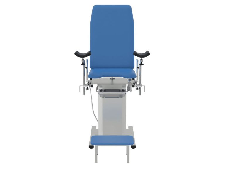Изображение Кресло гинекологическое КГ-06.П2, цвет — синий, корпус — белый