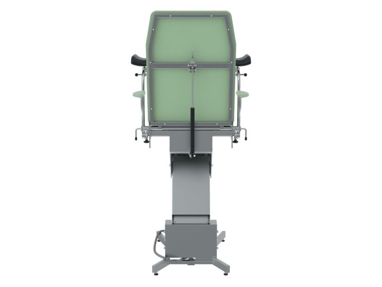 Изображение Кресло гинекологическое КГУ VLANA-1 универсальное c подогревом, цвет — салатовый, корпус — серый
