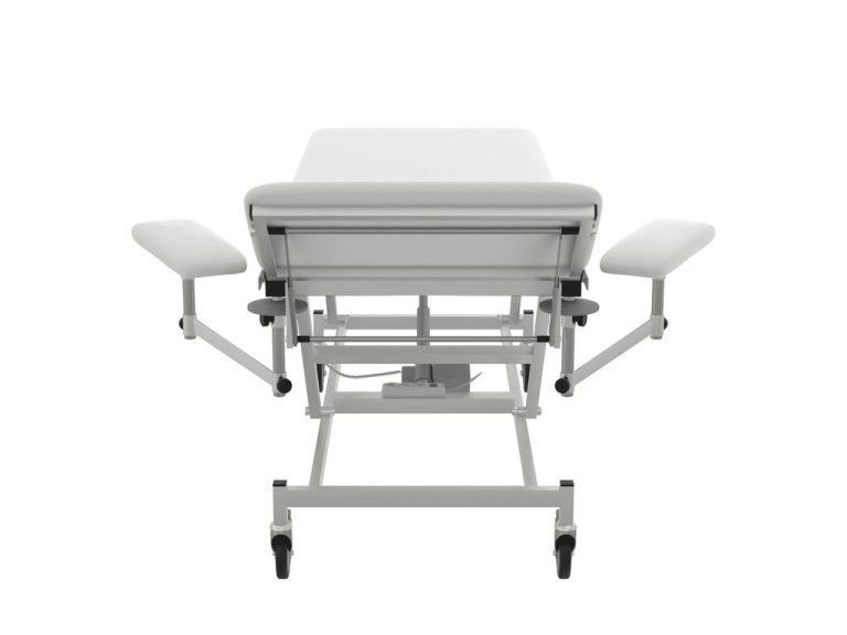 Изображение Перевязочный стол СМП 1.2 VLANA с электроприводом, цвет — светло-серый, корпус — белый