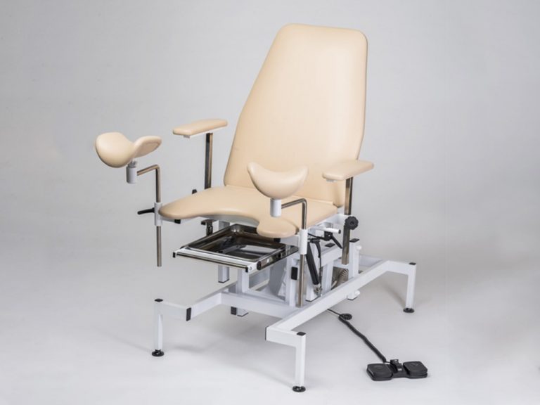 Изображение Гинекологическое кресло КСГ-02э с регулировкой высоты на электроприводе цвет Бежевый № 1044
