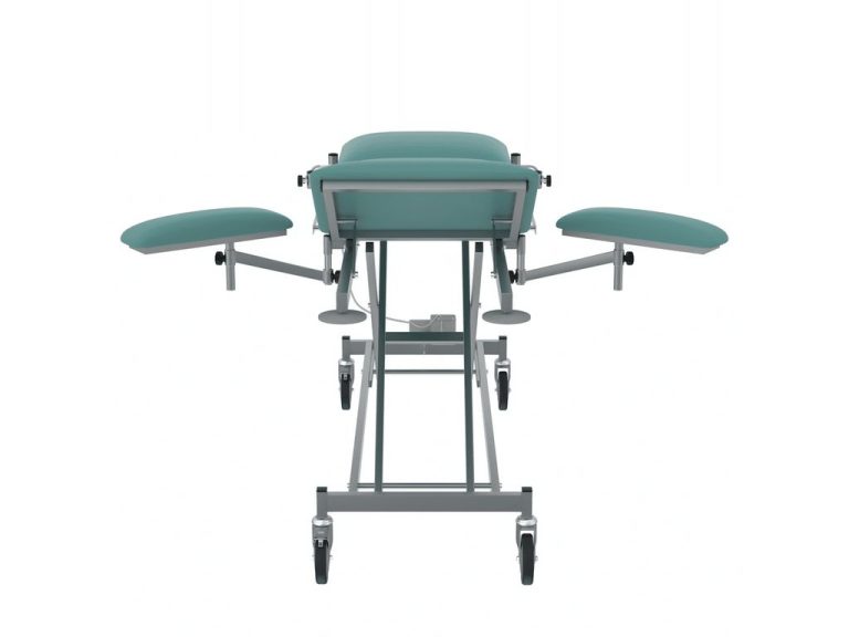 Изображение Перевязочный стол СППЭ VLANA, цвет — зелёный, корпус — серый