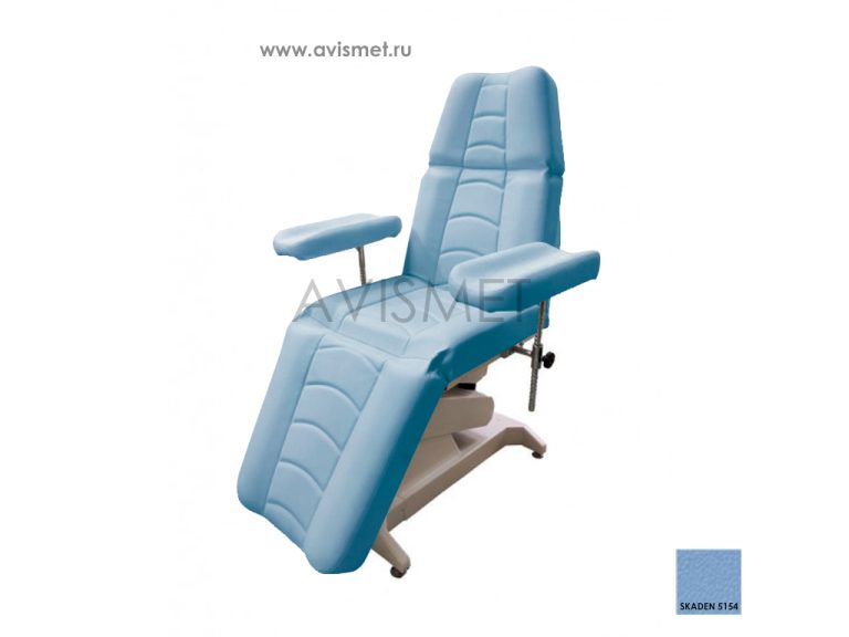 Изображение Кресло ДО-04 донорское –  4 электропривода цвет голубой № 5154 для процедурного кабинета