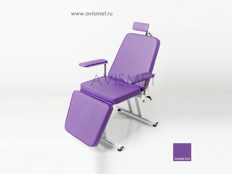 Изображение Кресло К-02-ЭЭГ для Электроэнцефалограммы медицинское цвет фиолетовый № 5161
