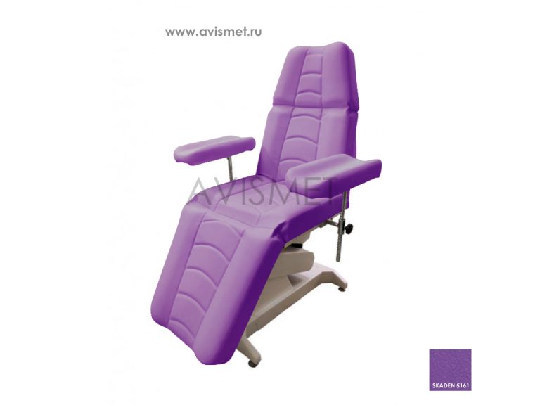 Изображение Кресло ДО-04 донорское –  4 электропривода цвет фиолетовый № 5161 для процедурного кабинета