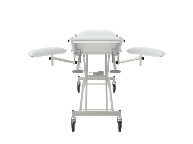 Изображение Перевязочный стол СППЭ VLANA, цвет — светло-серый, корпус — белый