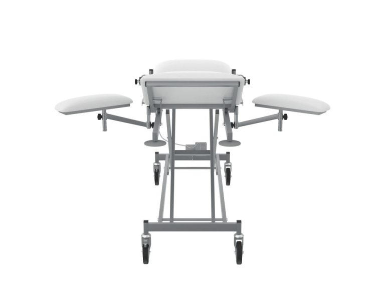 Изображение Перевязочный стол СППЭ VLANA, цвет — светло-серый, корпус — серый