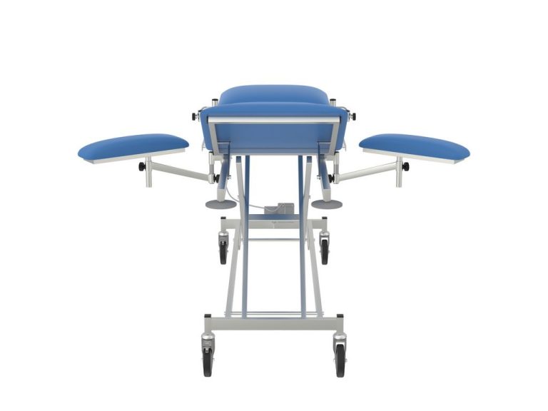 Изображение Перевязочный стол СППЭ VLANA, цвет — синий, корпус — белый