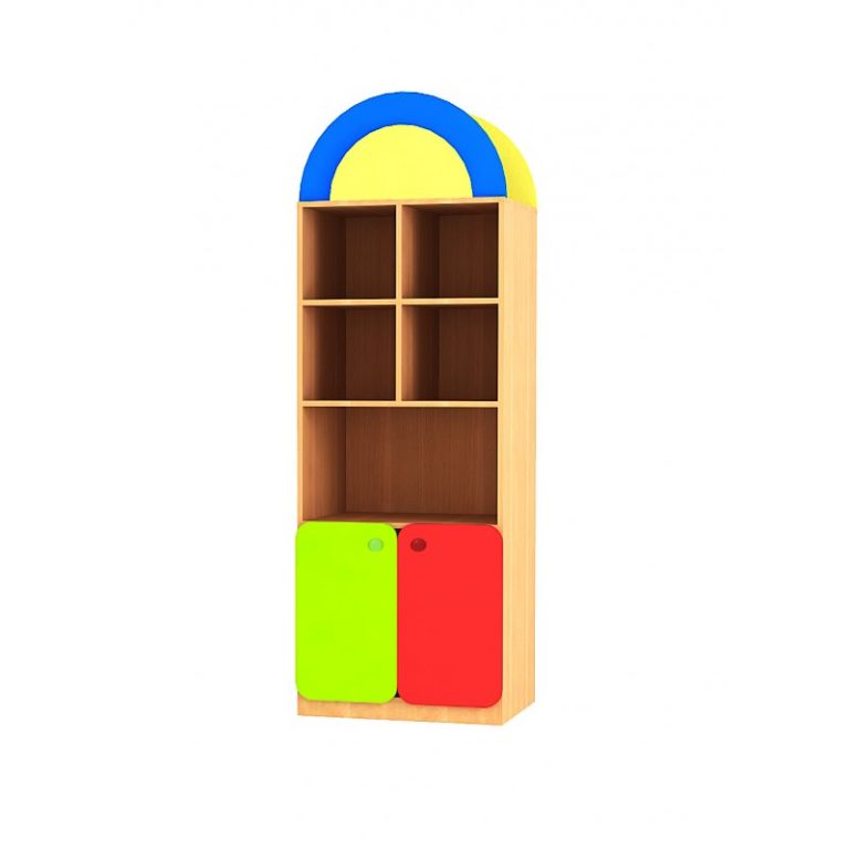 Изображение Стенка для детского сада «Радуга» модульная