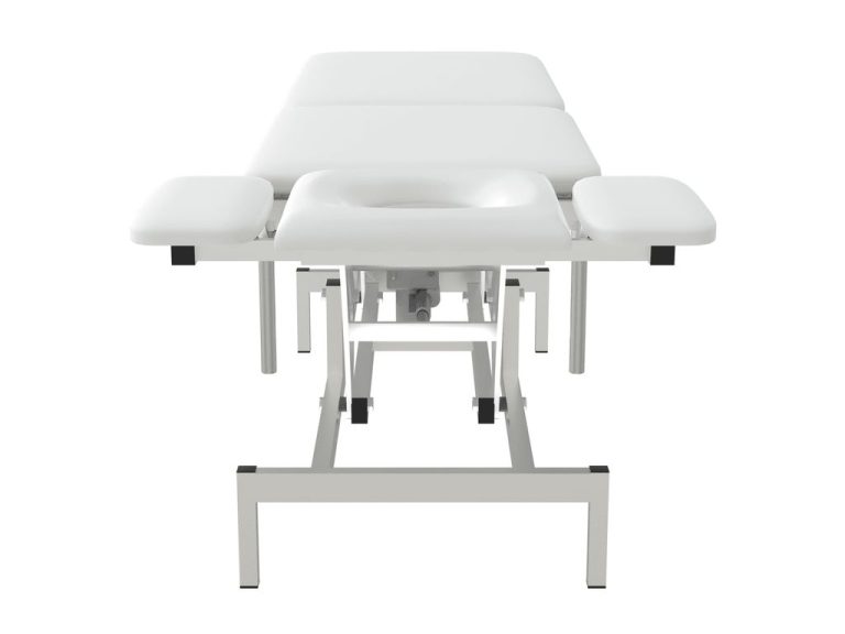 Изображение Массажный стол СМП VLANA 2.5, цвет — светло-серый, корпус — белый