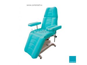 Изображение Кресло ДО-04 донорское –  4 электропривода цвет бирюзовый № 6099 для процедурного кабинета
