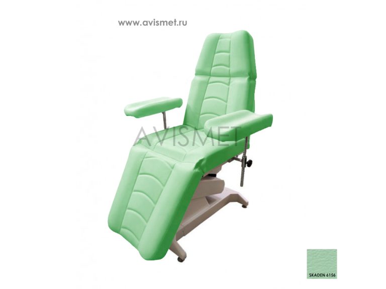 Изображение Кресло ОД-04 донорское –  4 электропривода цвет салатовый  для процедурного кабинета