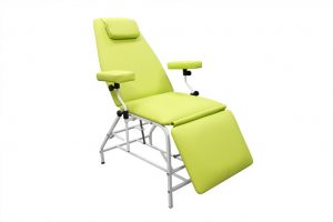 Кресло донора  ДР 04  для забора крови в процедурный кабинет ЛАБКВЕСТ с широкими подлокотниками - цвет Яблочный зеленый
