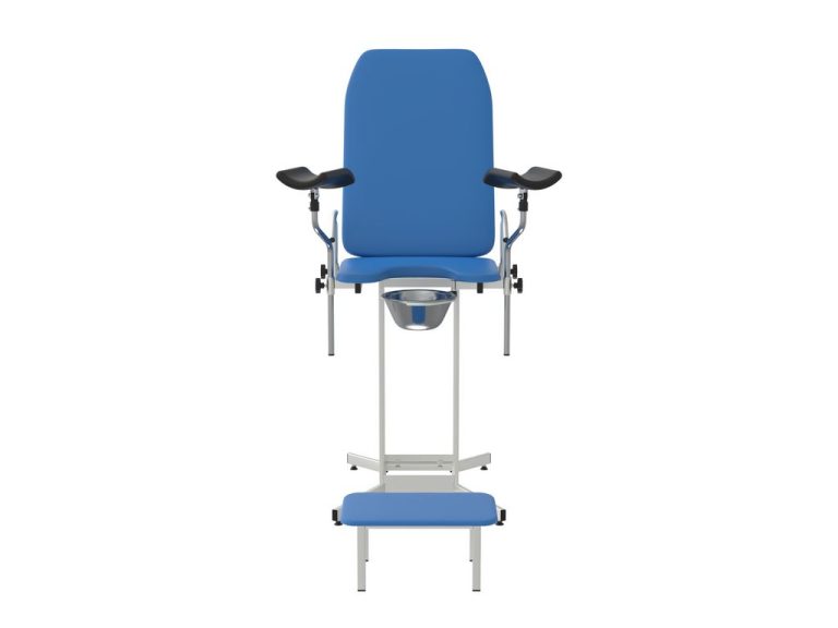 Изображение Кресло гинекологическое-урологическое КГУ-05.00, цвет — синий, корпус — белый