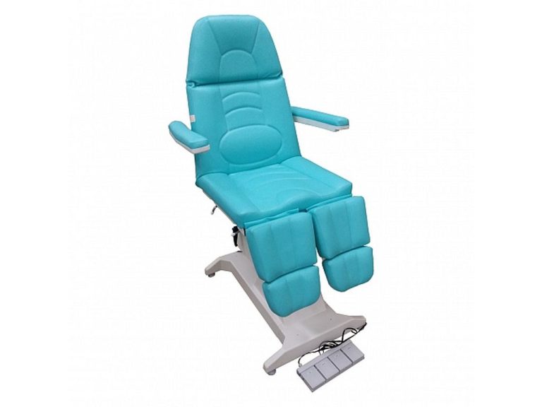 Изображение Педикюрное кресло "ФУТПРОФИ-2" 2 электропривода, с газлифтами на подножках