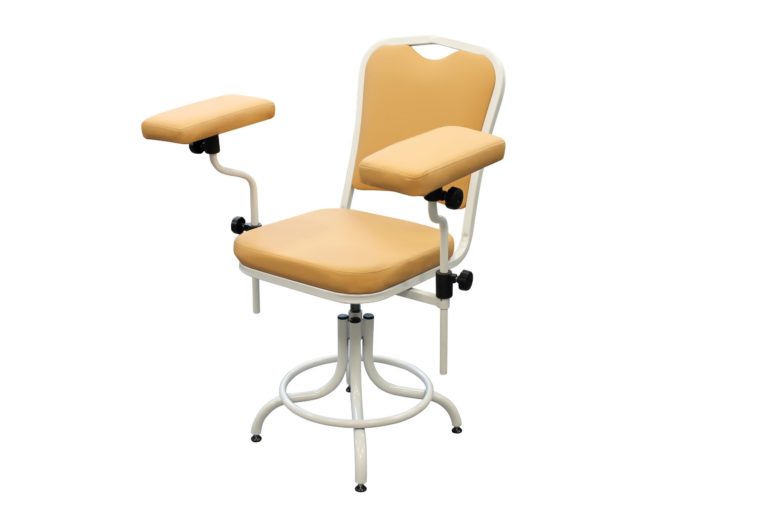 Донорское кресло ДР 02 в процедурный кабинет цвет светло-серый типа КДЛ