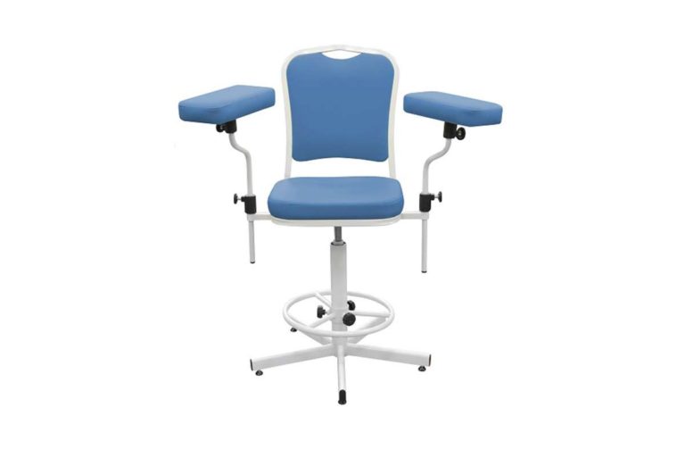 Изображение Донорское кресло ДР03-1 для взятия крови, цвет синий