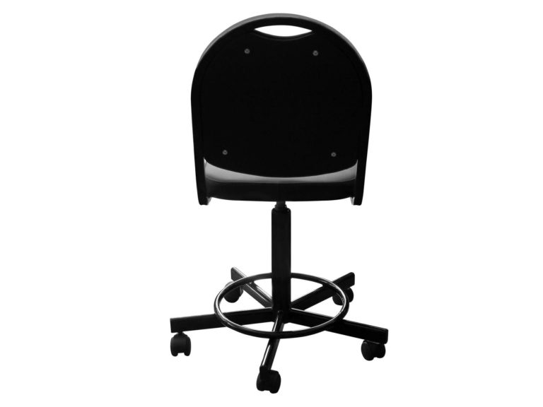 Изображение Кресло на винтовой опоре без подлокотников КР15, цвет чёрный