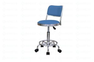 Изображение Медицинский стул со спинкой КР 06, цвет синий