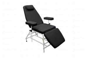 Изображение Косметологическое кресло с подлокотниками КР17(П), цвет чёрный